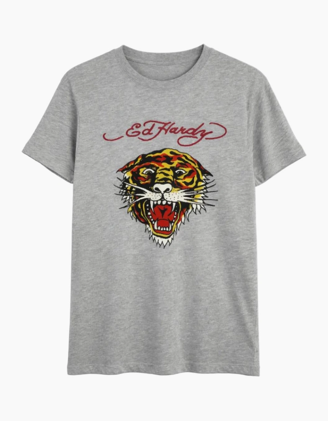 Men's Grey Ed Hardy Graphic T-Shirt, 4 of 3