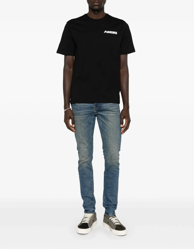 Amiri Sports Logo T-Shirt in Black