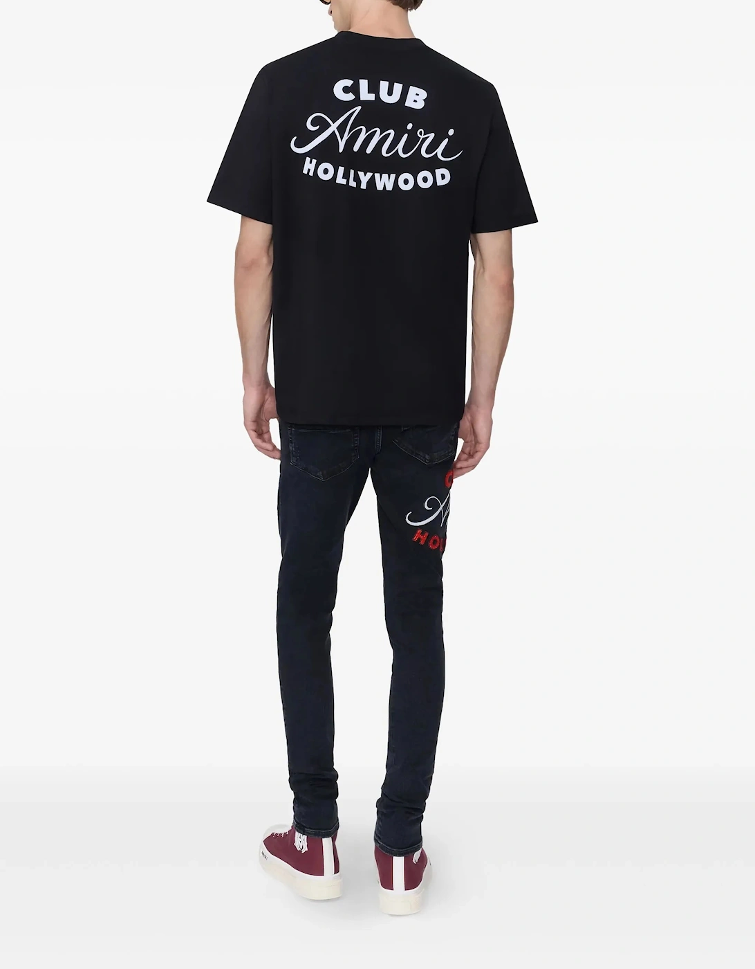 Amiri Club Logo T-Shirt in Black