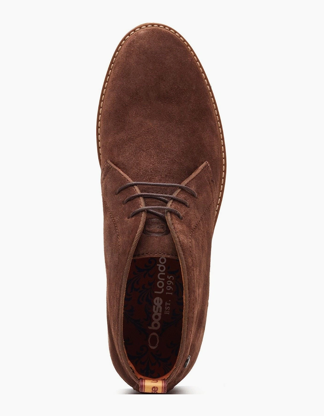 Base London Carlton Chukka Leather Men's Brown Boots