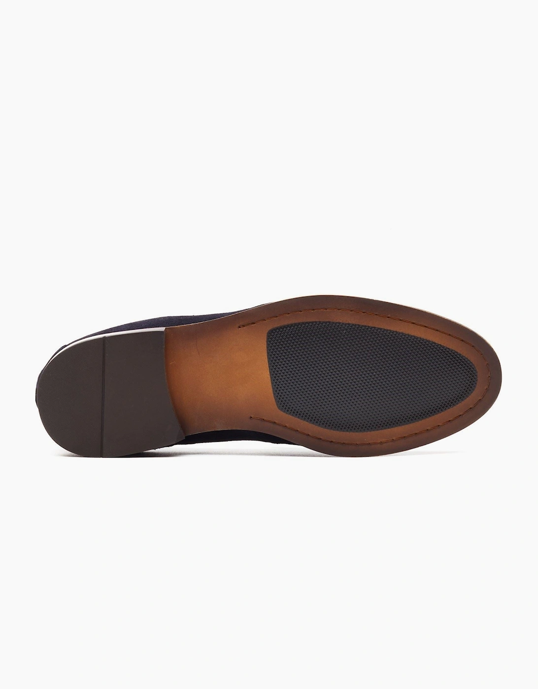Base London Slate Loafer Leather Men's Navy Loafers