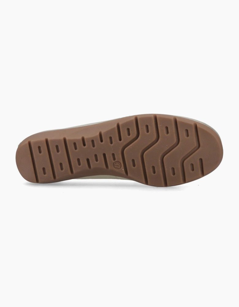 Hush Puppies Shelby Leather Women's Gold Loafers