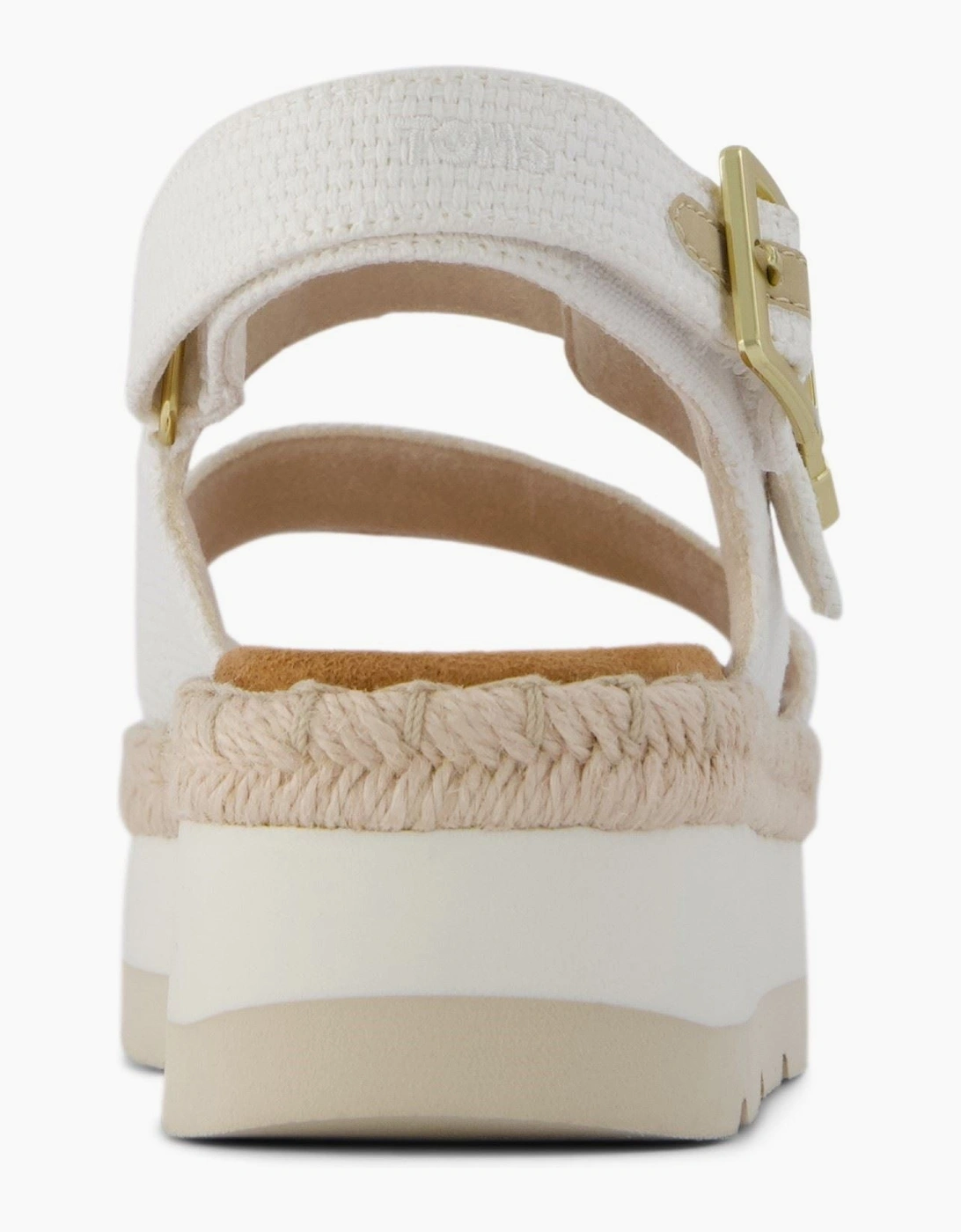 TOMS Giana Textile Women's White Beachside Sandals