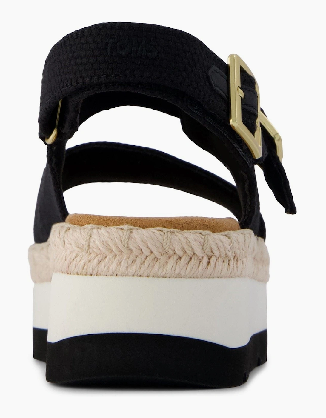 TOMS Giana Textile Women's Black Beachside Sandals