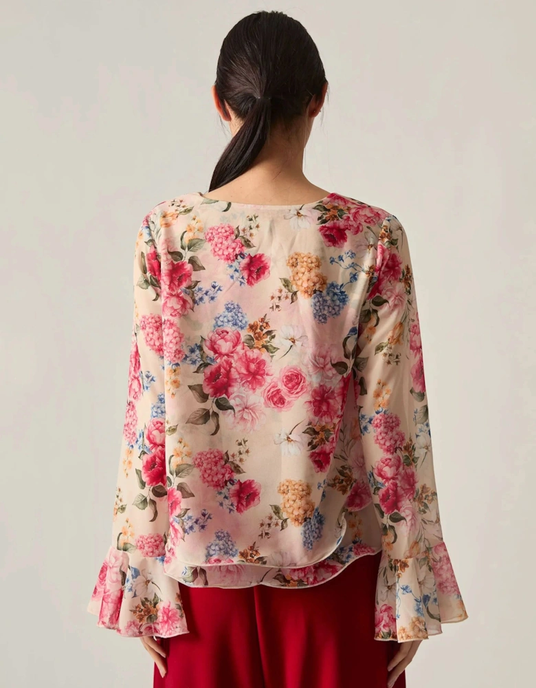 Flower Print Blouse