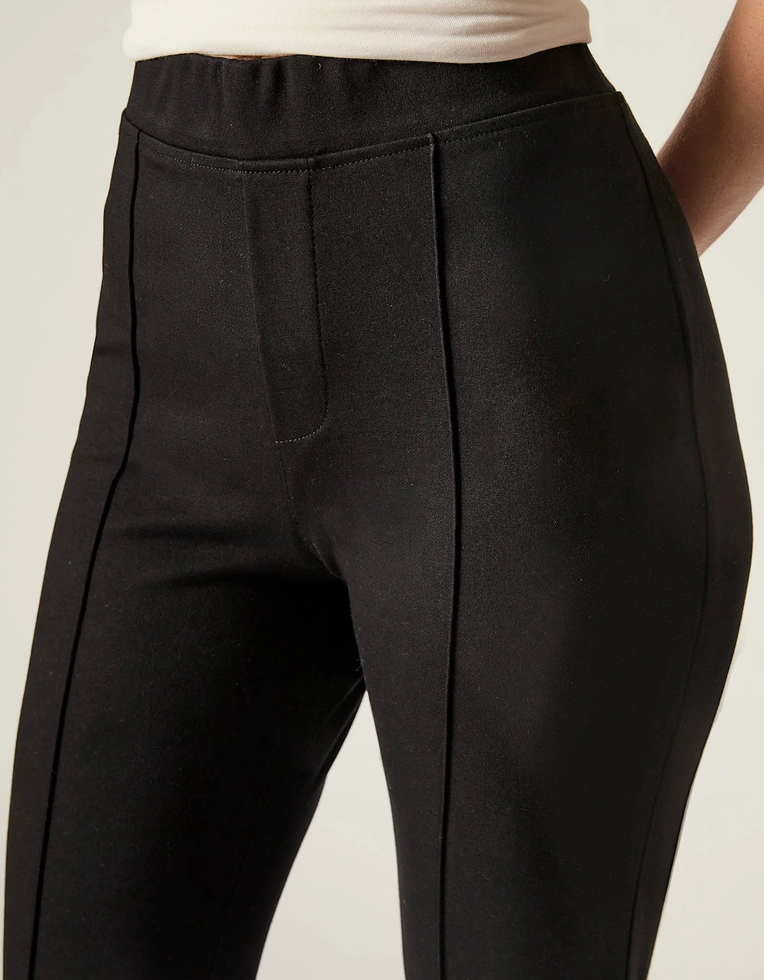 Cigarette Trousers Black