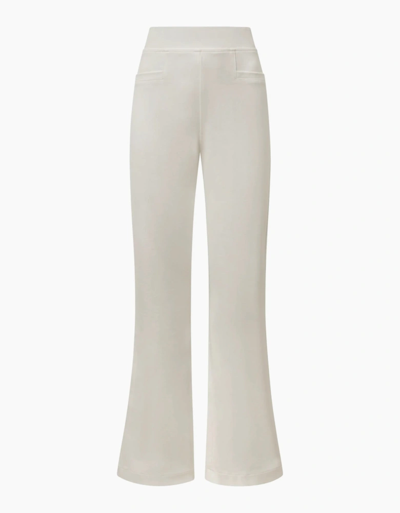 Cream Bootleg Trousers