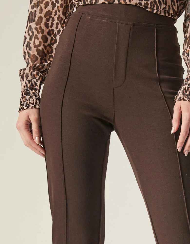 Cigarette Trousers Brown
