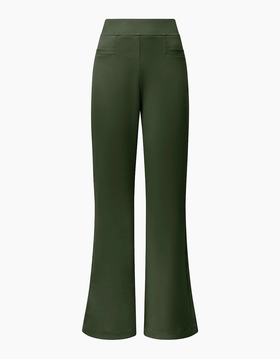 Khaki Bootleg Trousers