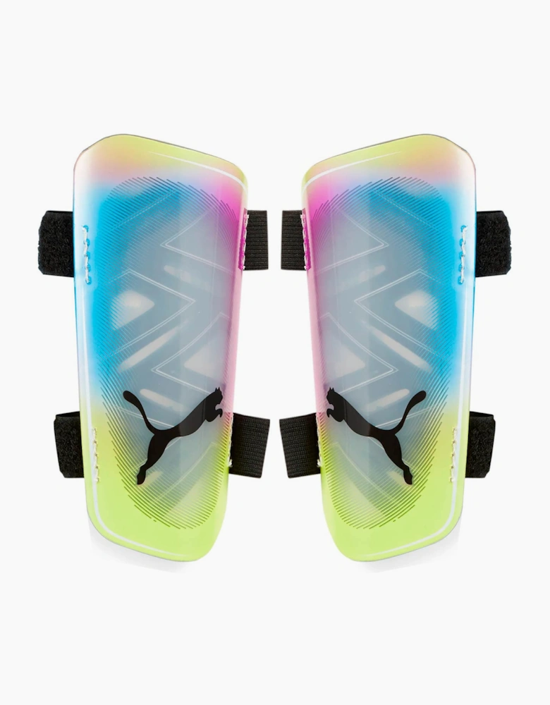 Puma Childrens/Kids Ultra Light Strappy Football Shin Guards