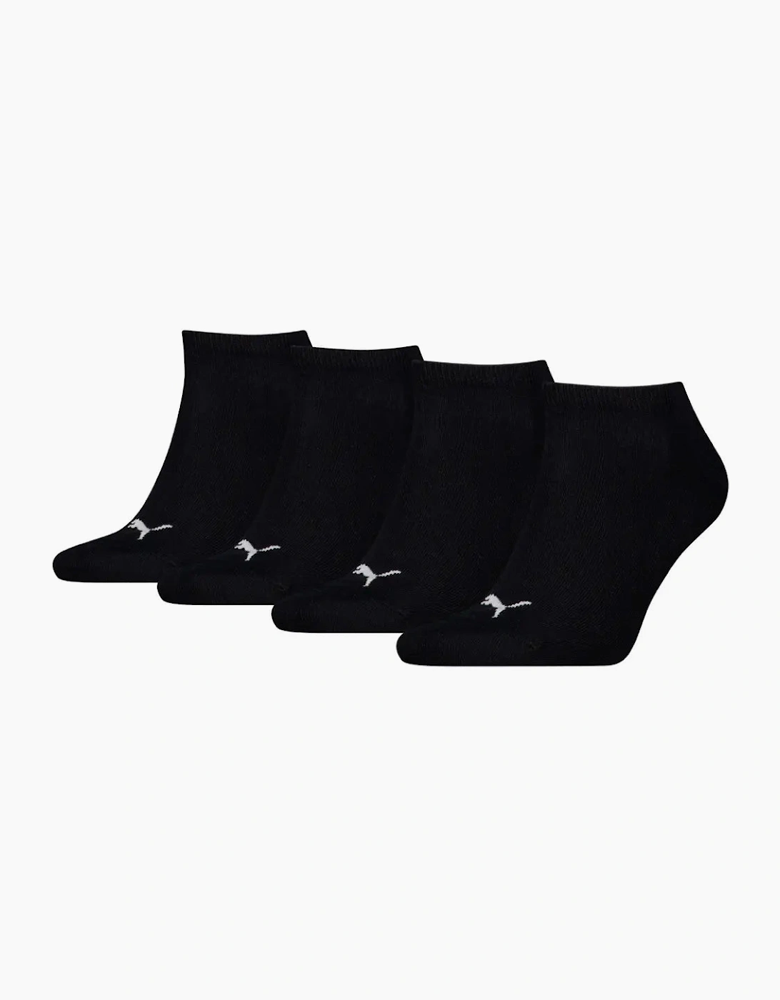 4-Pack Promo Sports Trainer Socks, Black