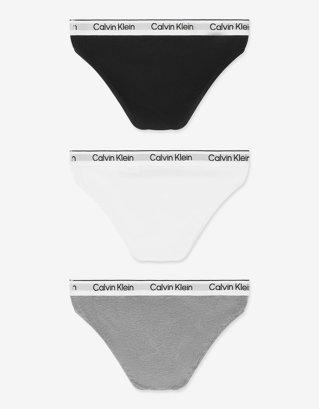 Calvin Klein Girls 3 Pack Bikini Knickers Set in Black