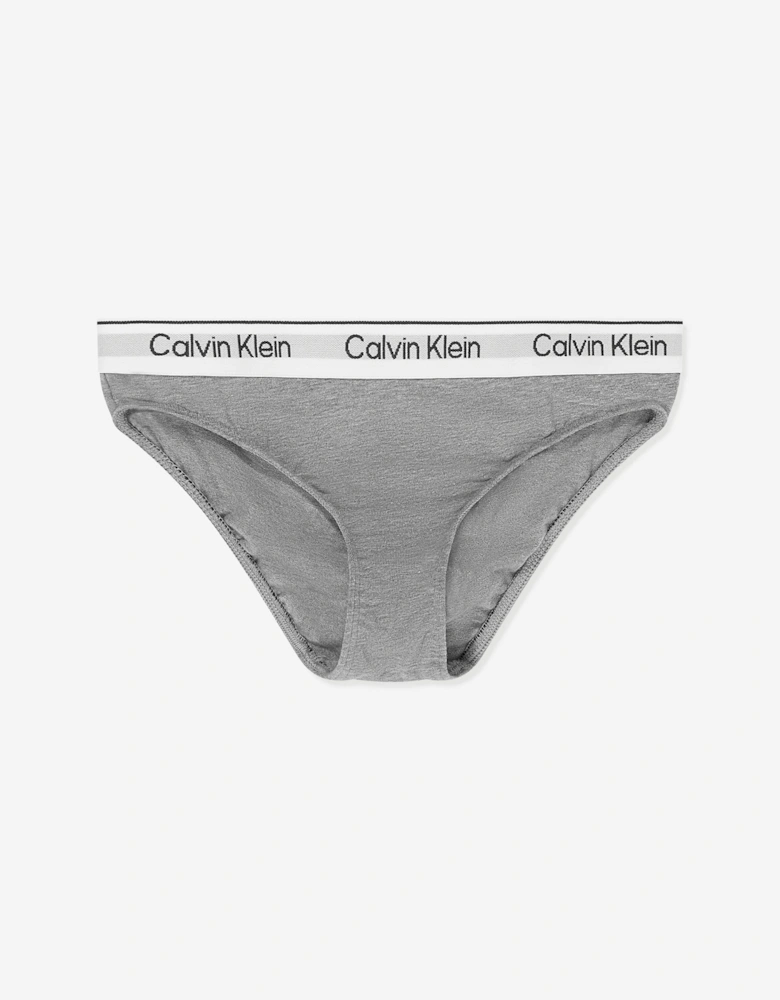 Calvin Klein Girls 3 Pack Bikini Knickers Set in Black