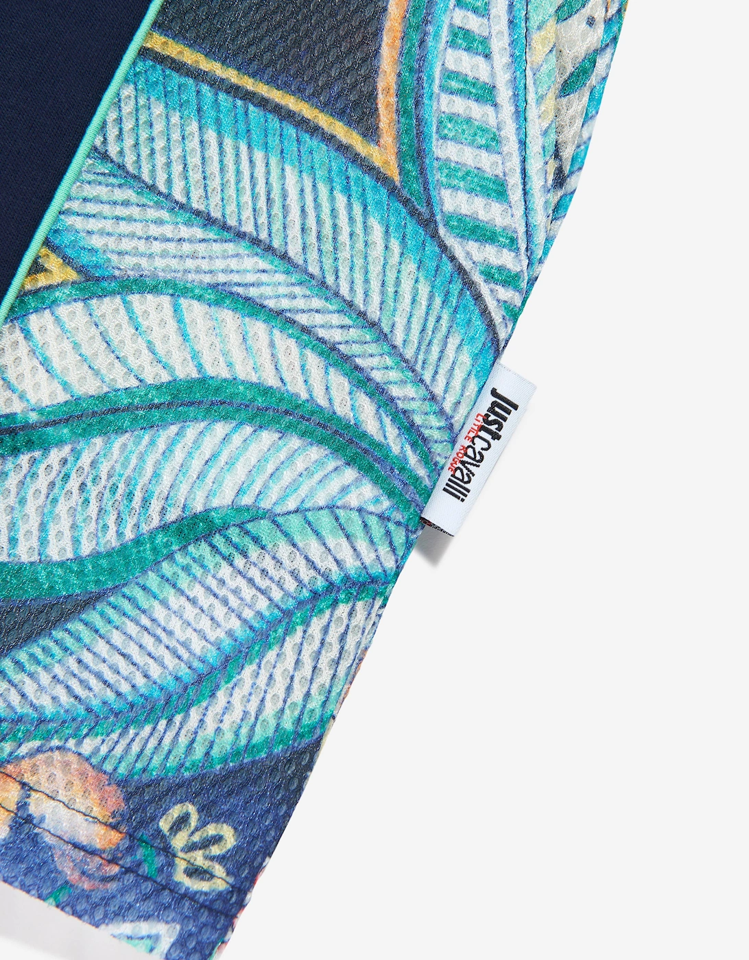 Just Cavalli Boys Khandi Fleece Bermuda Shorts in Navy