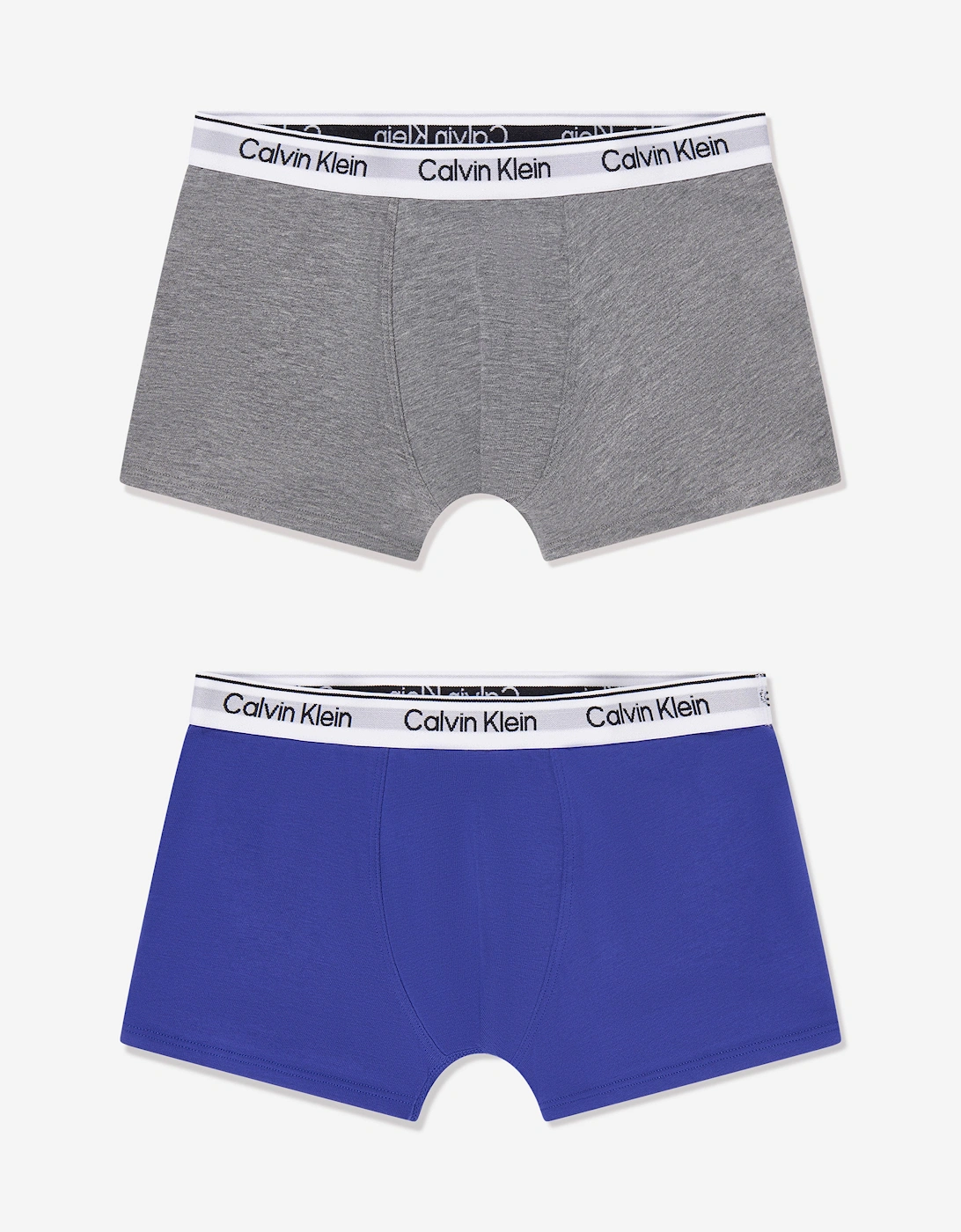 Calvin Klein Boys Multi  2 Pack Boxer Shorts Set  Blue - Size 10 Years/11 Years/12 Years Kids
