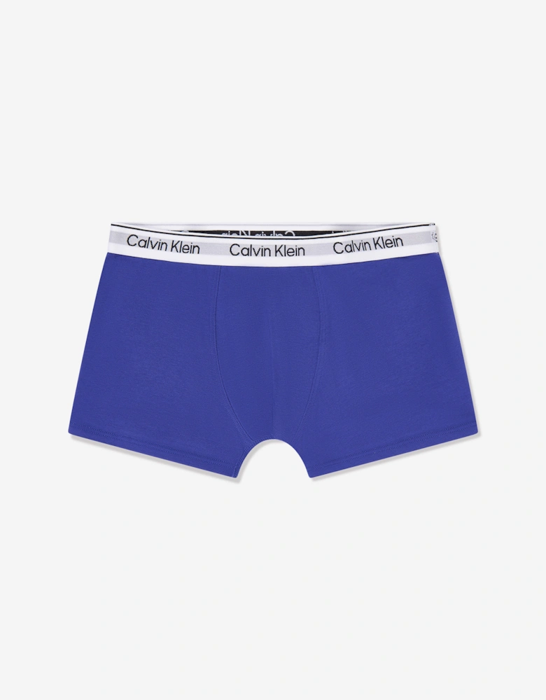 Calvin Klein Boys 2 Pack Boxer Shorts Set in Blue