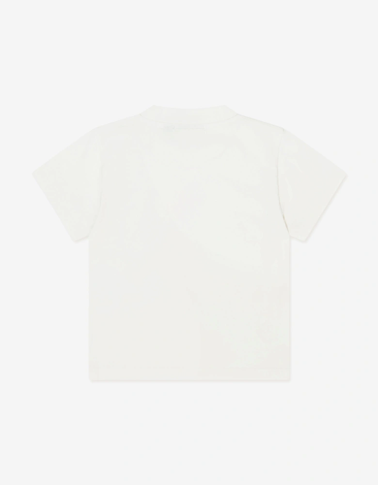 REPRESENT Kids Mini Western Initial T-Shirt in Ivory