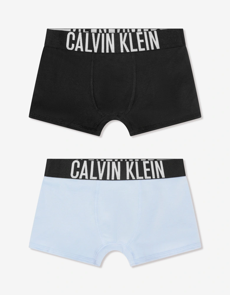Calvin Klein Boys 2 Pack Boxer Shorts Set in Blue