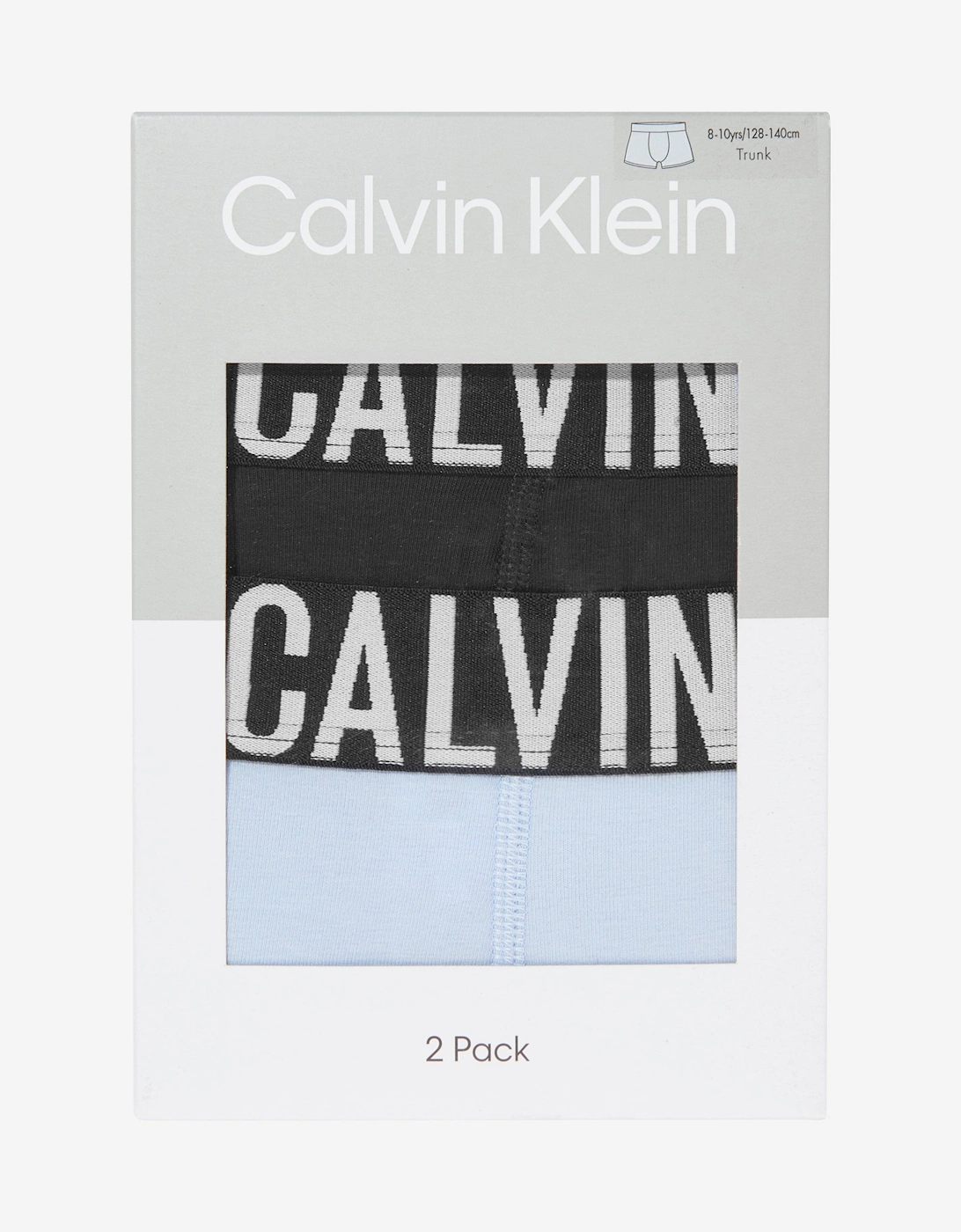 Calvin Klein Boys 2 Pack Boxer Shorts Set in Blue