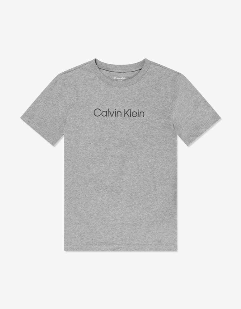 Calvin Klein Boys 2 Pack T-Shirt Set in Grey