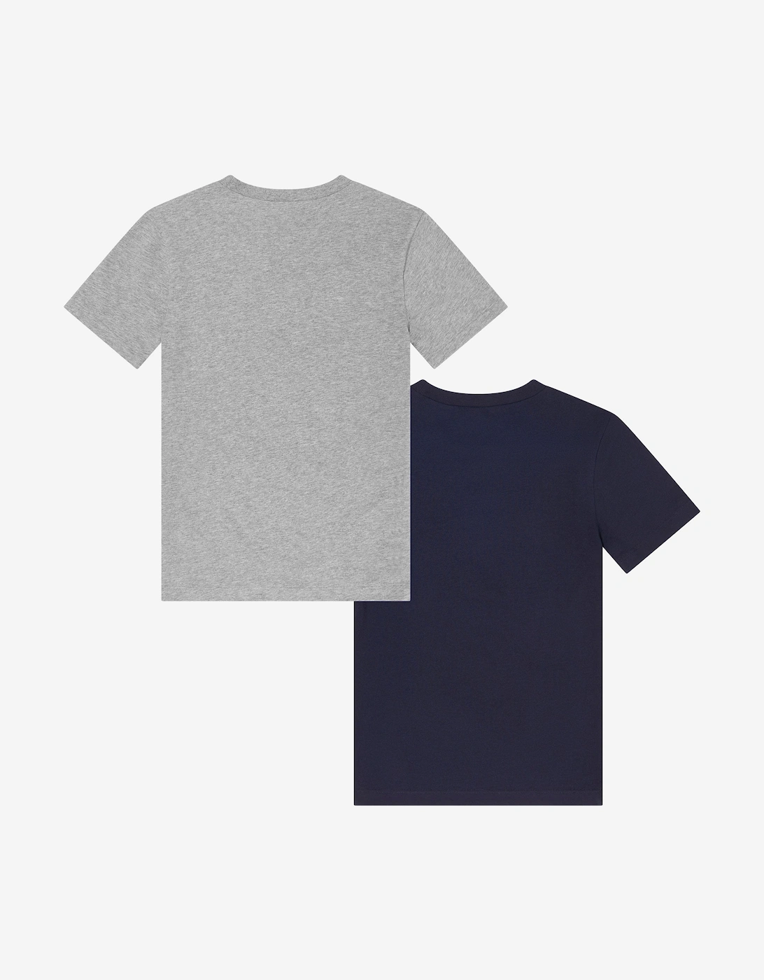 Calvin Klein Boys 2 Pack T-Shirt Set in Grey