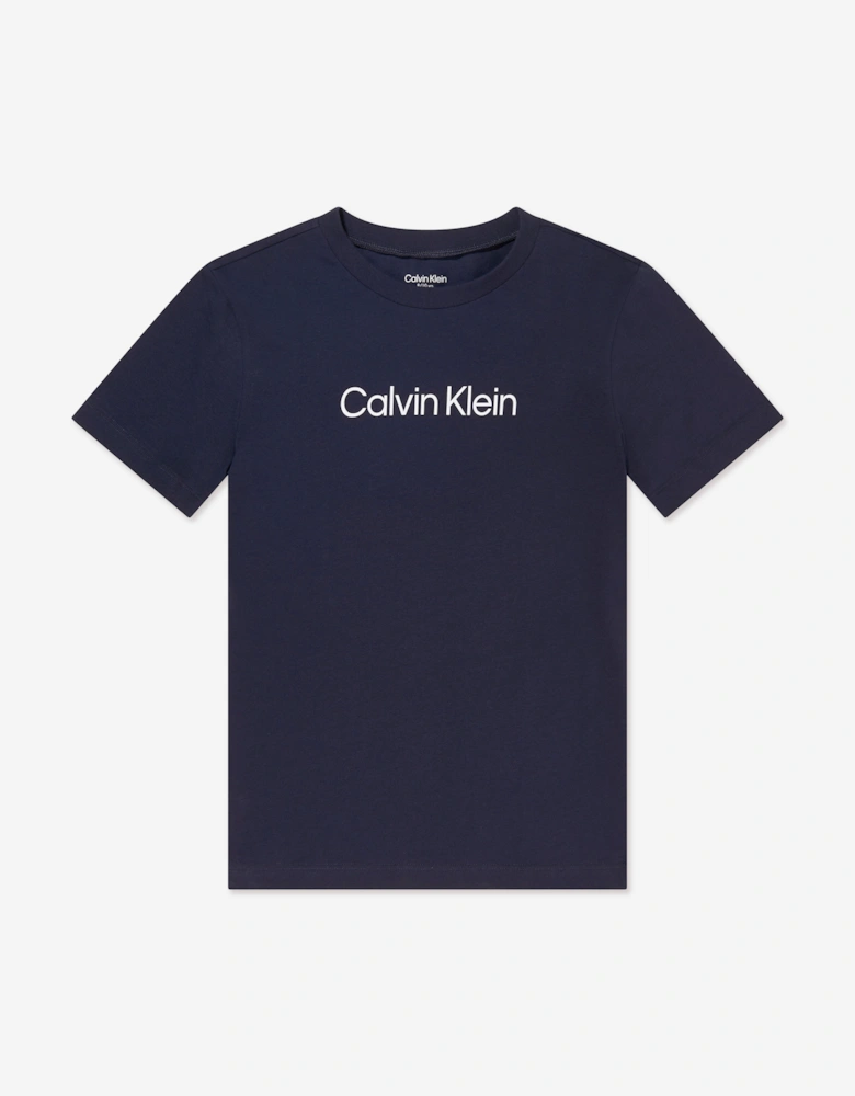 Calvin Klein Boys 2 Pack T-Shirt Set in Grey