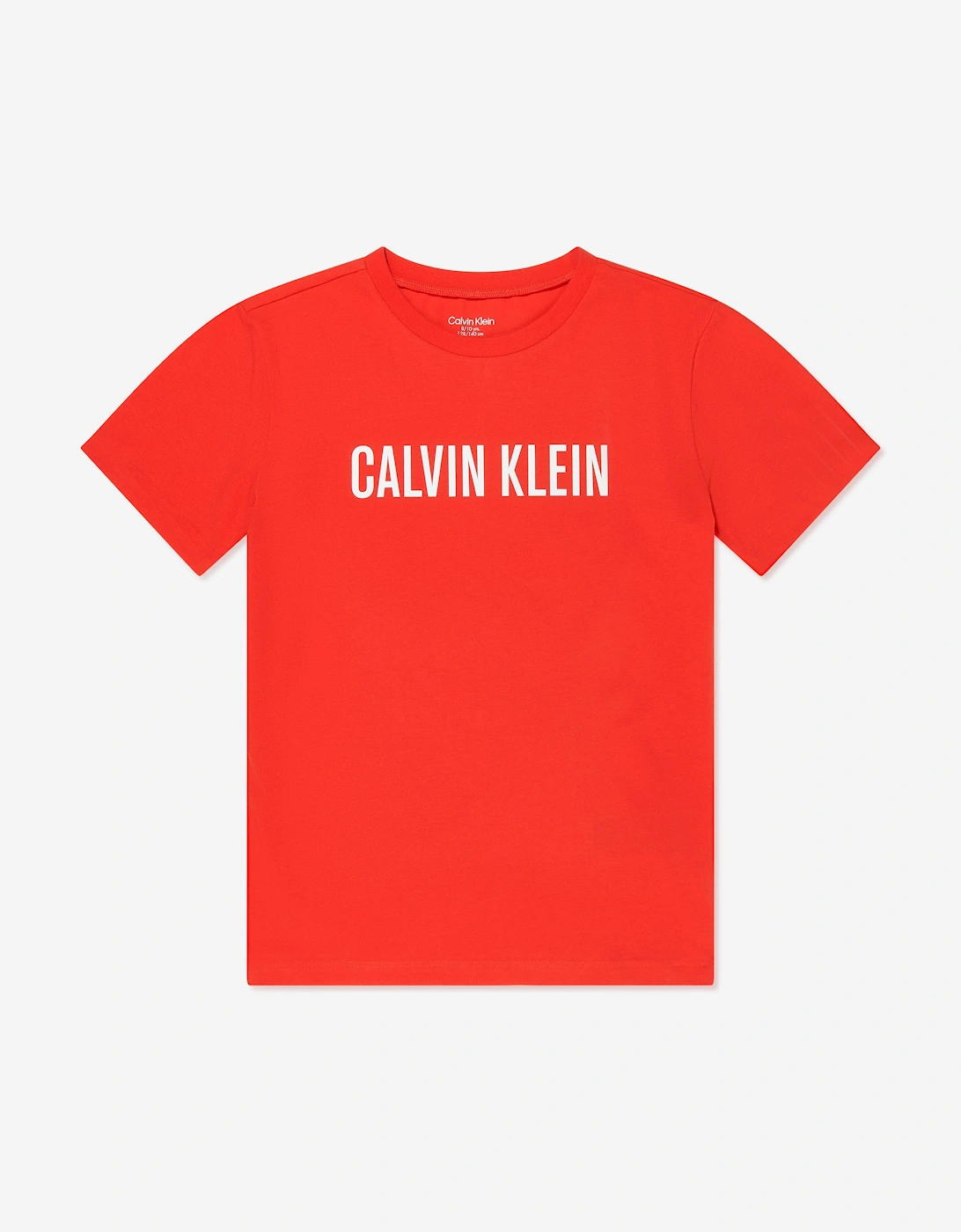 Calvin Klein Boys T-Shirt and Shorts Loungewear Set in Red