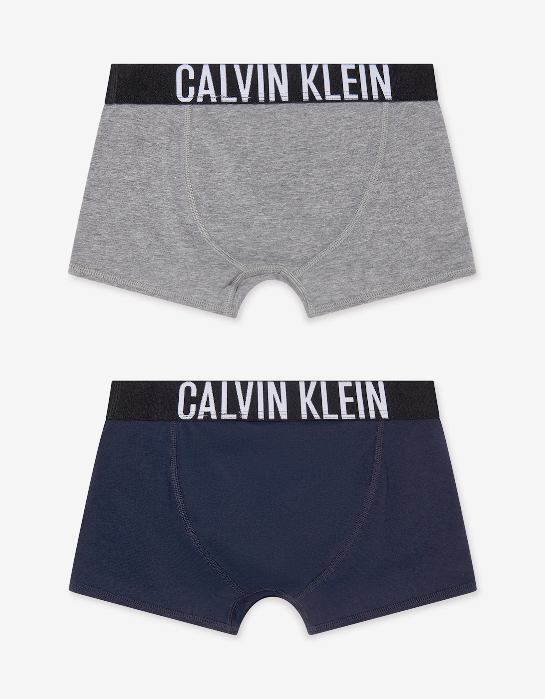 Calvin Klein Boys 2 Pack Boxer Shorts Set in Grey