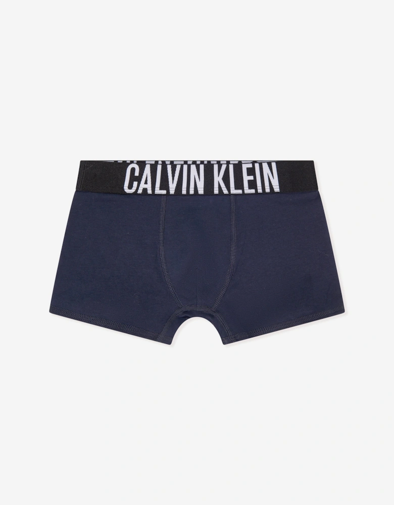 Calvin Klein Boys 2 Pack Boxer Shorts Set in Grey