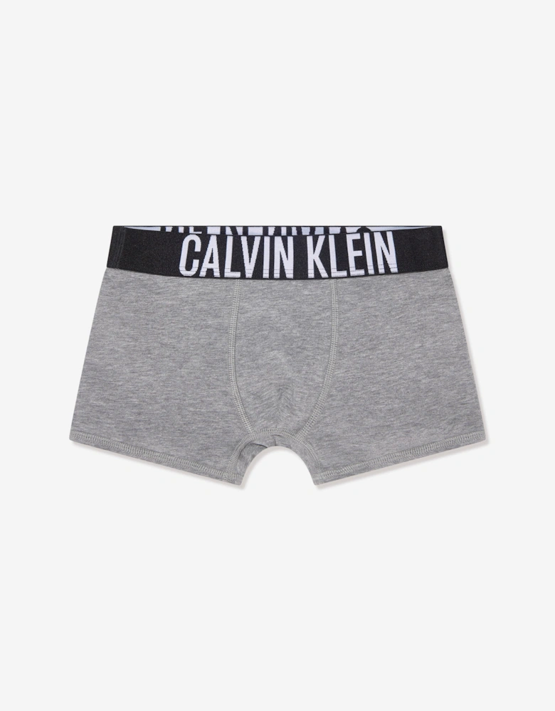 Calvin Klein Boys 2 Pack Boxer Shorts Set in Grey