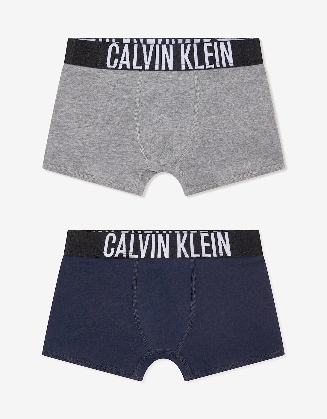 Calvin Klein Boys 2 Pack Boxer Shorts Set in Grey