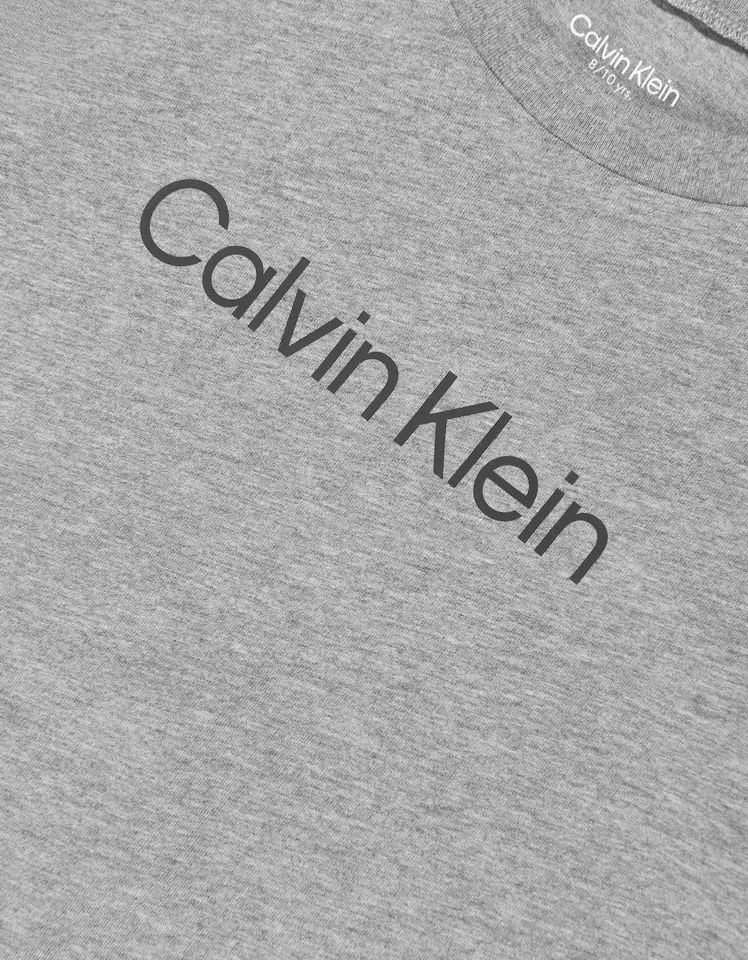 Calvin Klein Boys 2 Pack T-Shirt Set in Grey