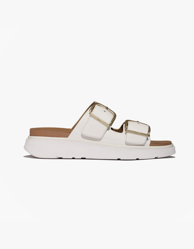 FitFlop GEN-FF BUCKLE Womens Cross Strap Sandals Urban White