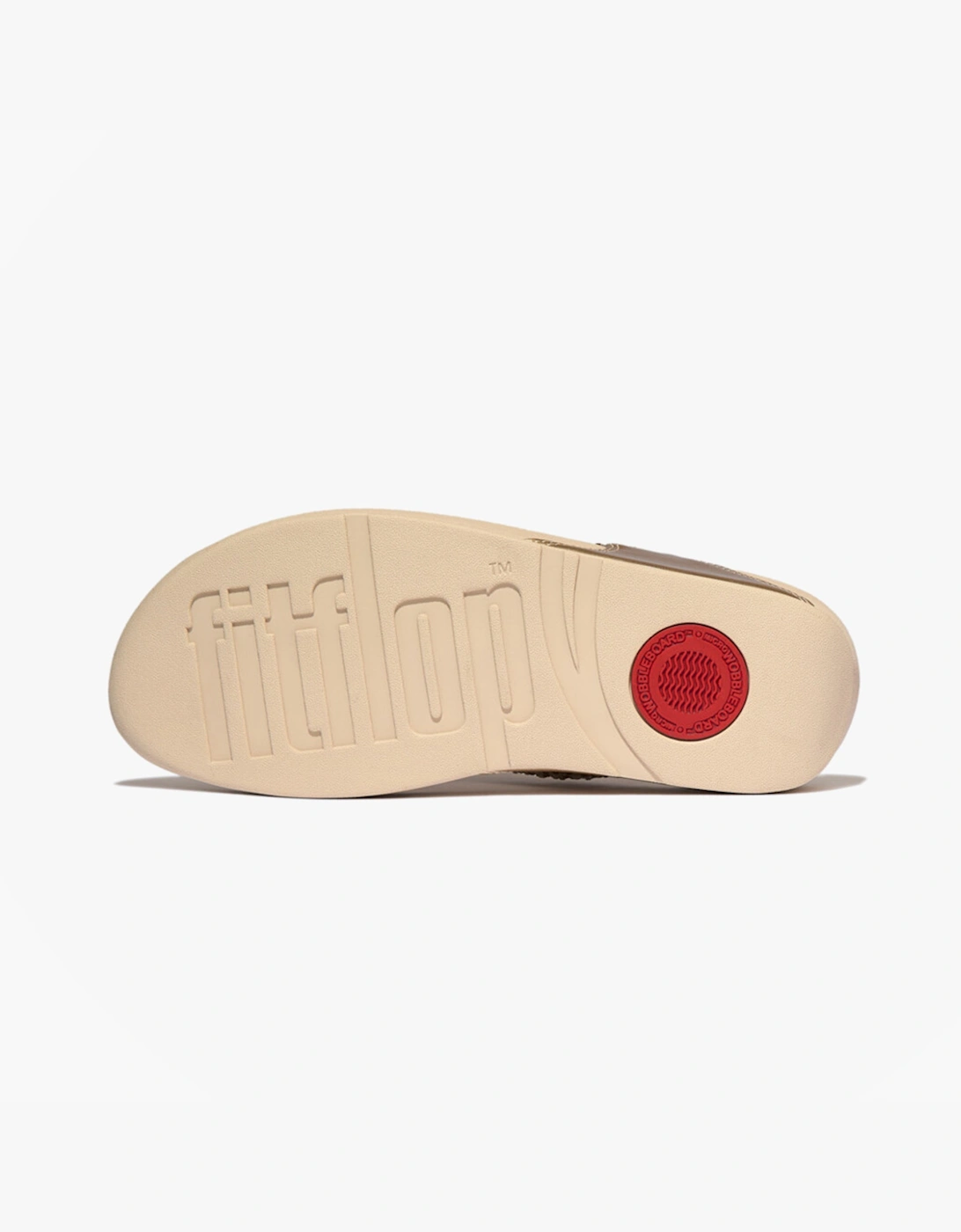 FitFlop LULU CRYSTAL Womens Toe-Post Sandals Platino