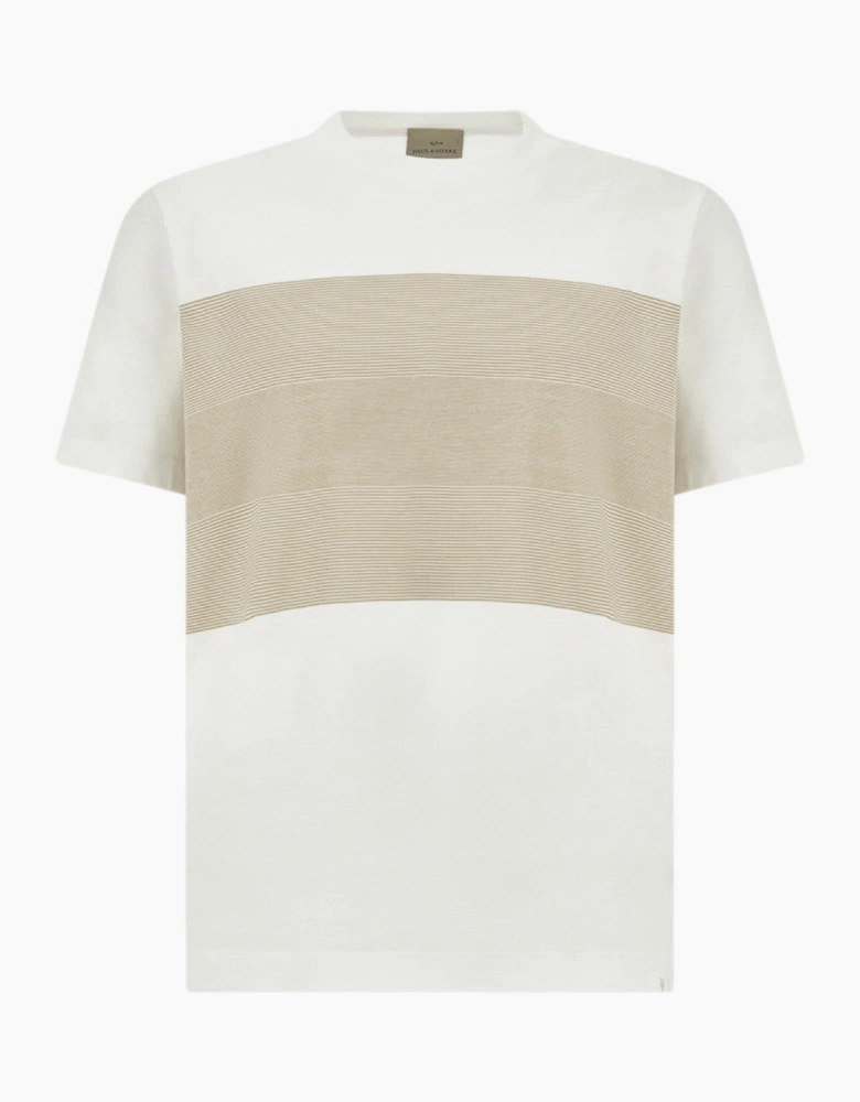 Paul & Shark Riviera Cotton Jersey T-Shirt 331 Beige/White