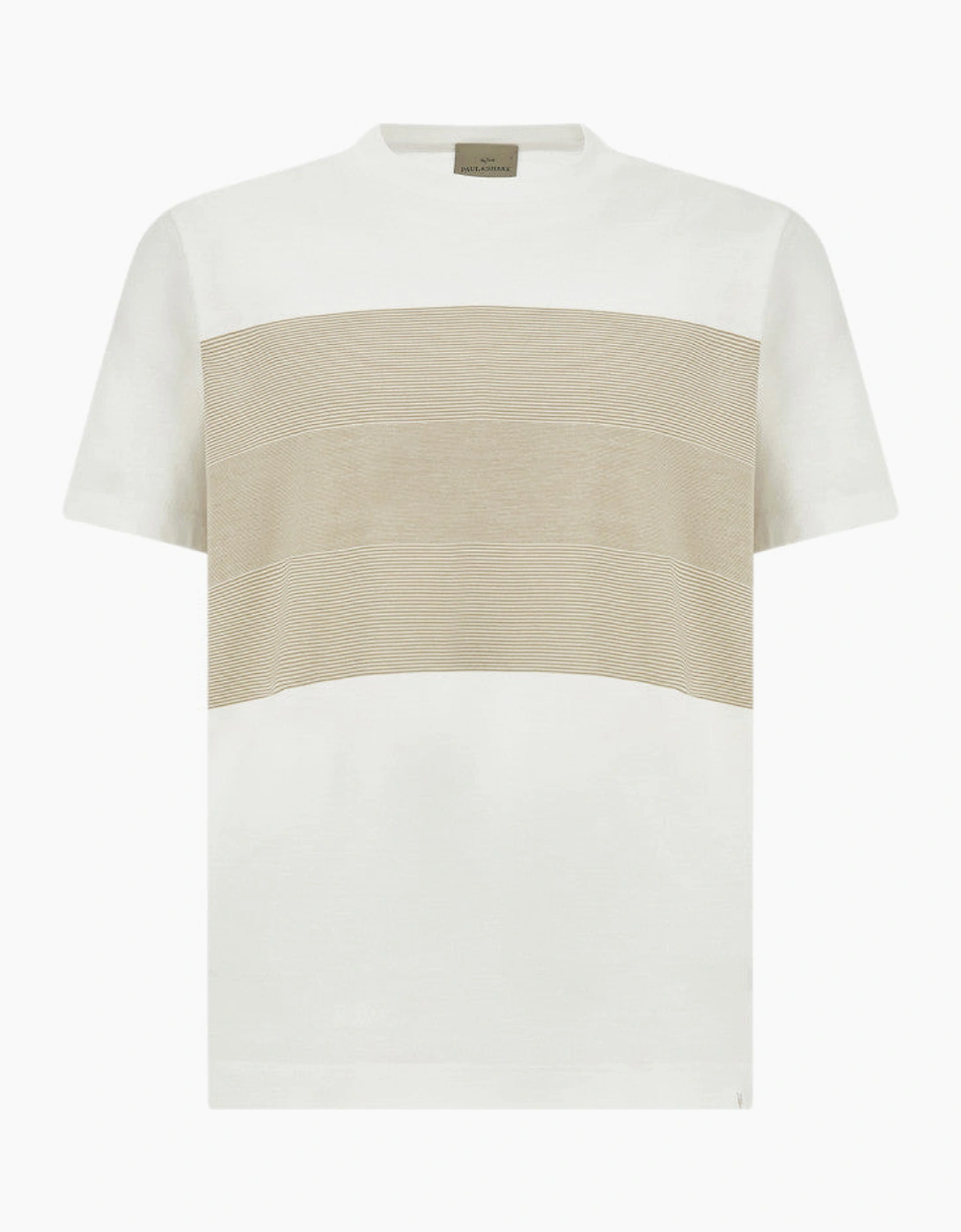 Paul & Shark Riviera Cotton Jersey T-Shirt 331 Beige/White