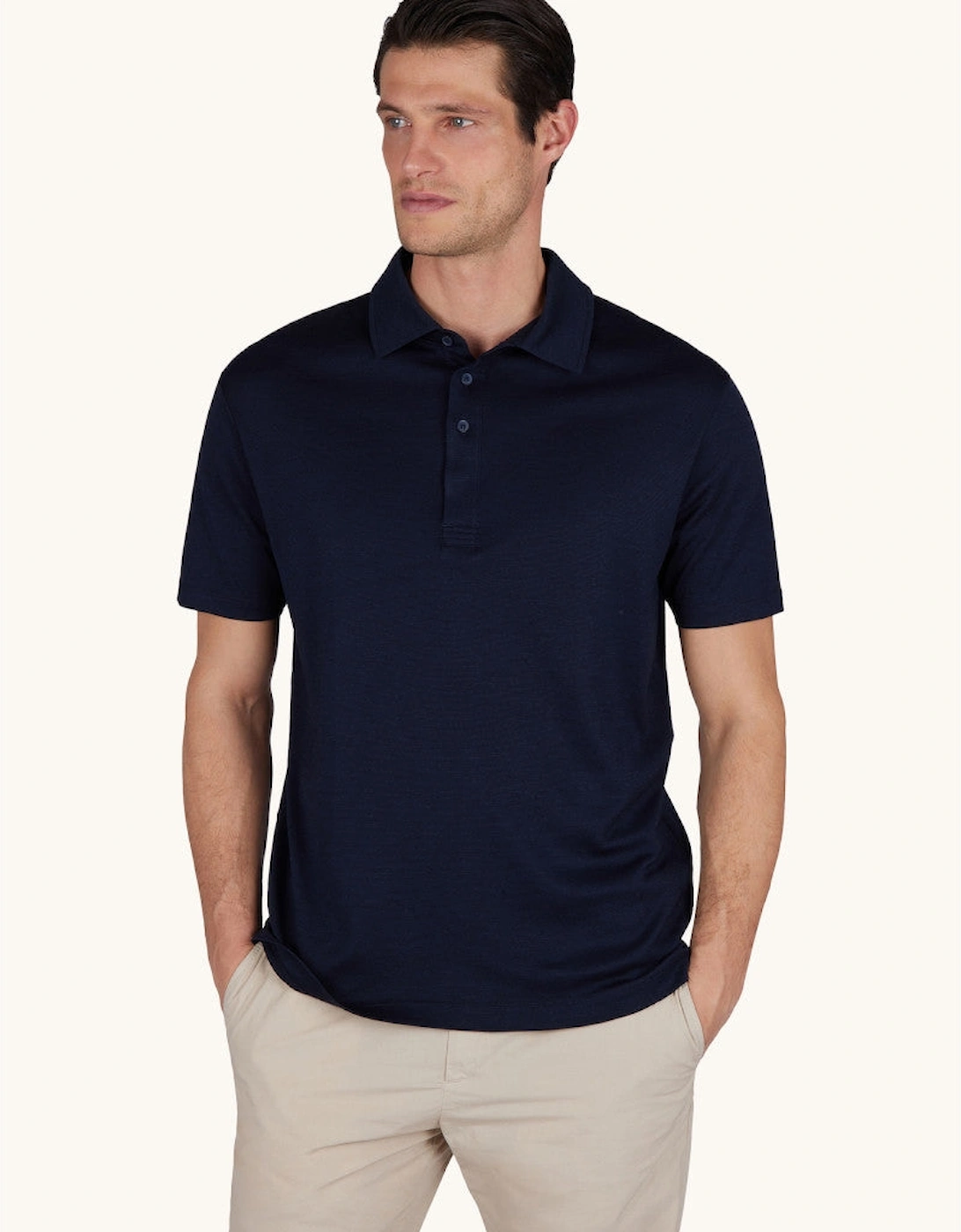 Paul & Shark Interlock Polo Shirt 013 Navy