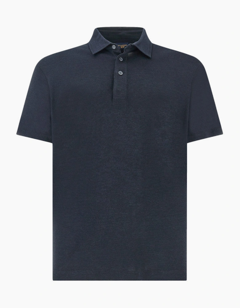 Paul & Shark Interlock Polo Shirt 013 Navy