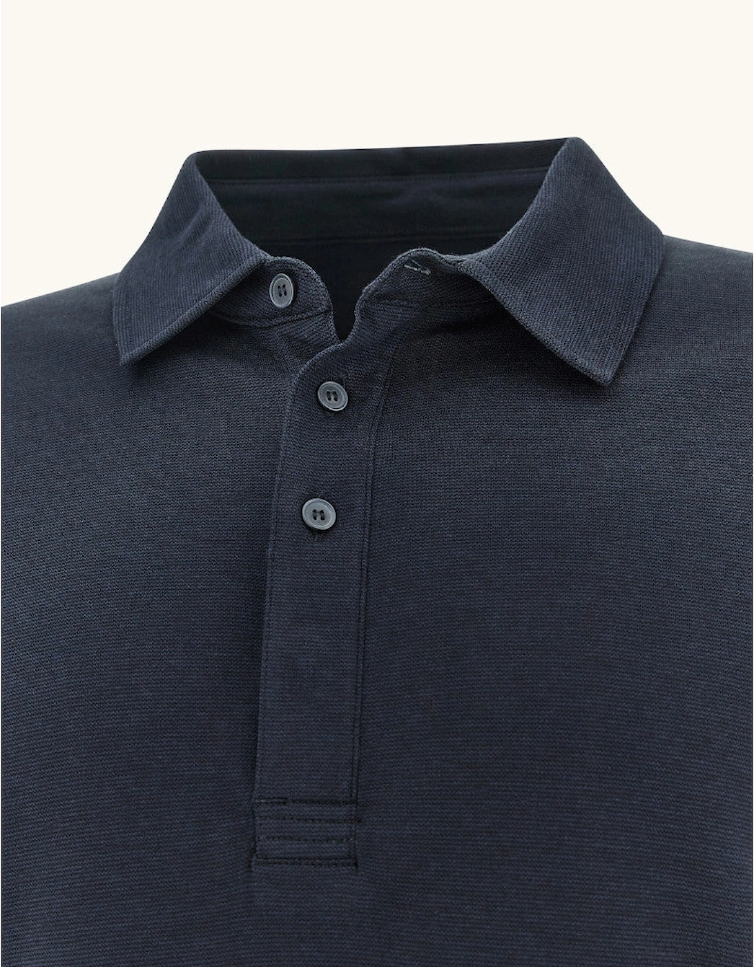 Paul & Shark Interlock Polo Shirt 013 Navy