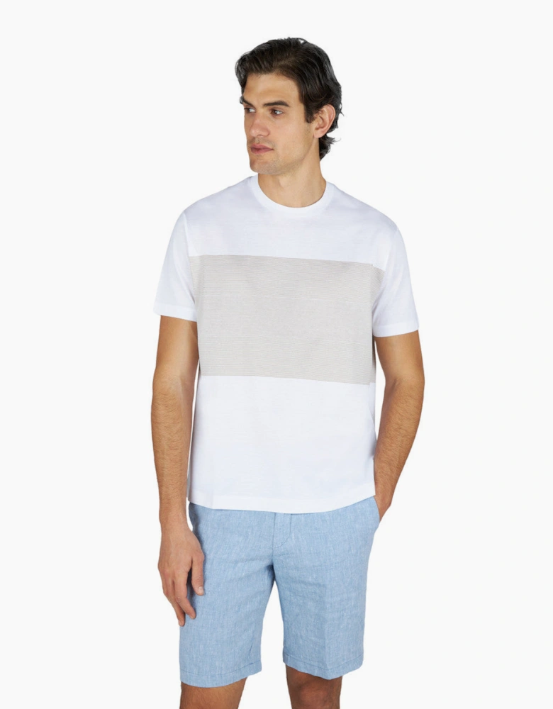 Paul & Shark Riviera Cotton Jersey T-Shirt 331 Beige/White