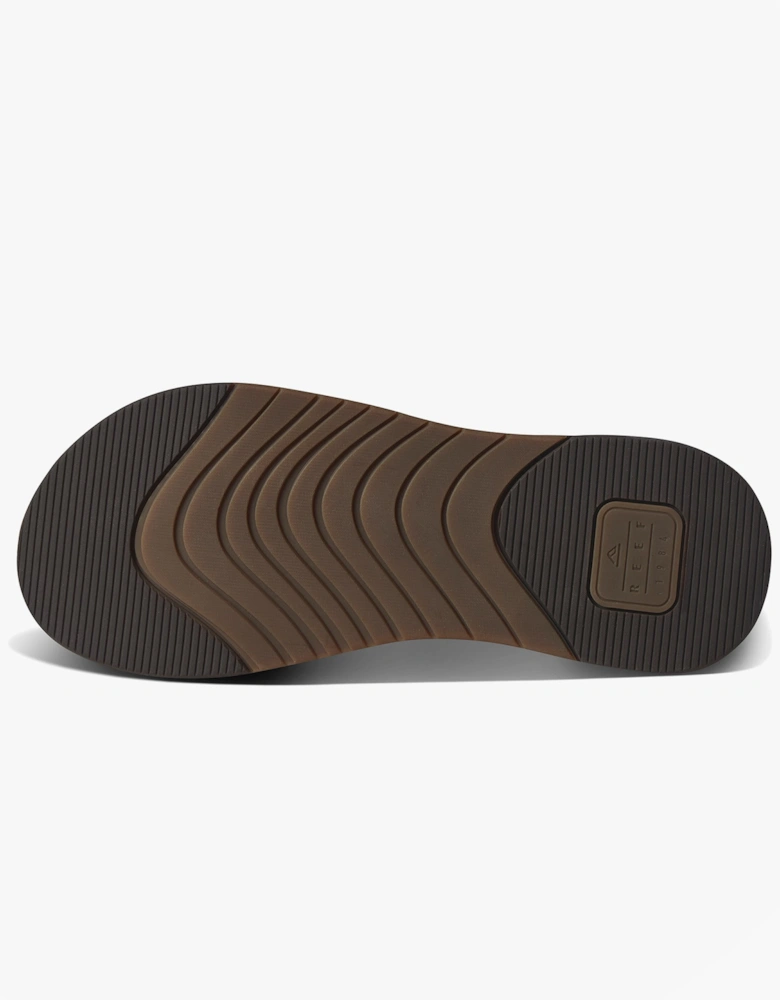 Reef CUSHION NORTE Mens Toe-Post Sandals Dark Brown