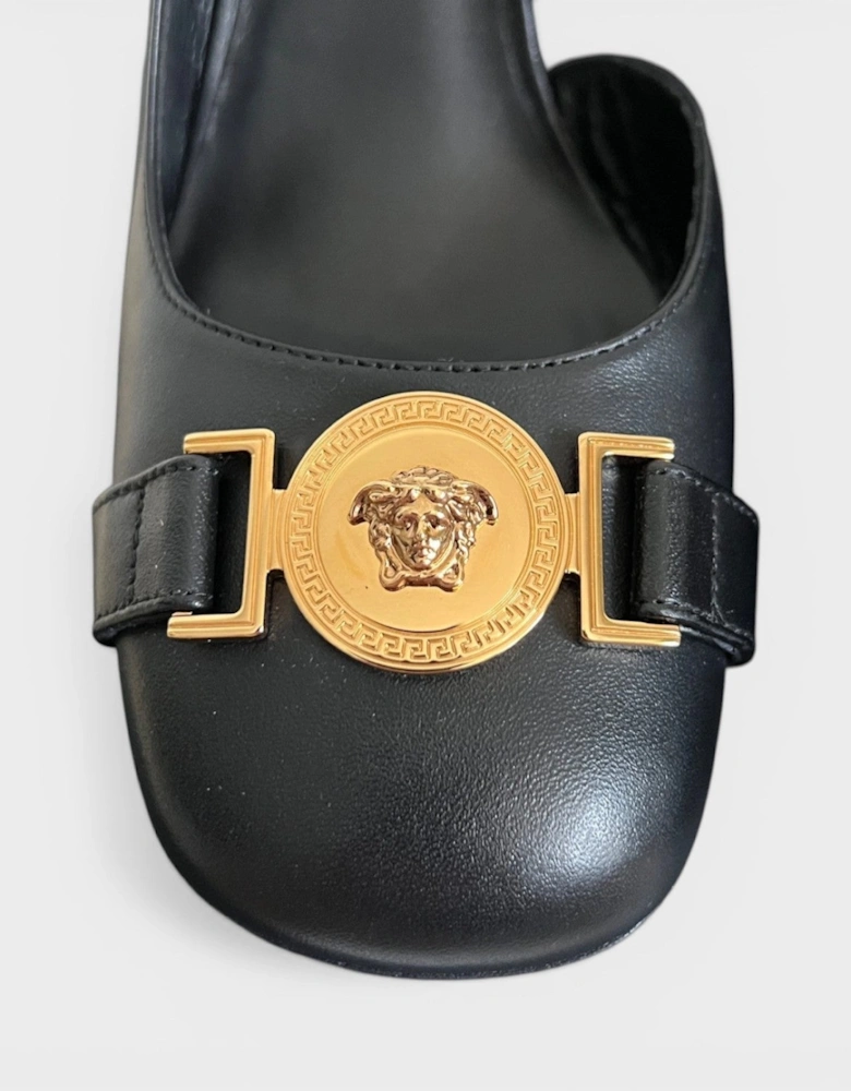 Sling Back 85mm Leather Black