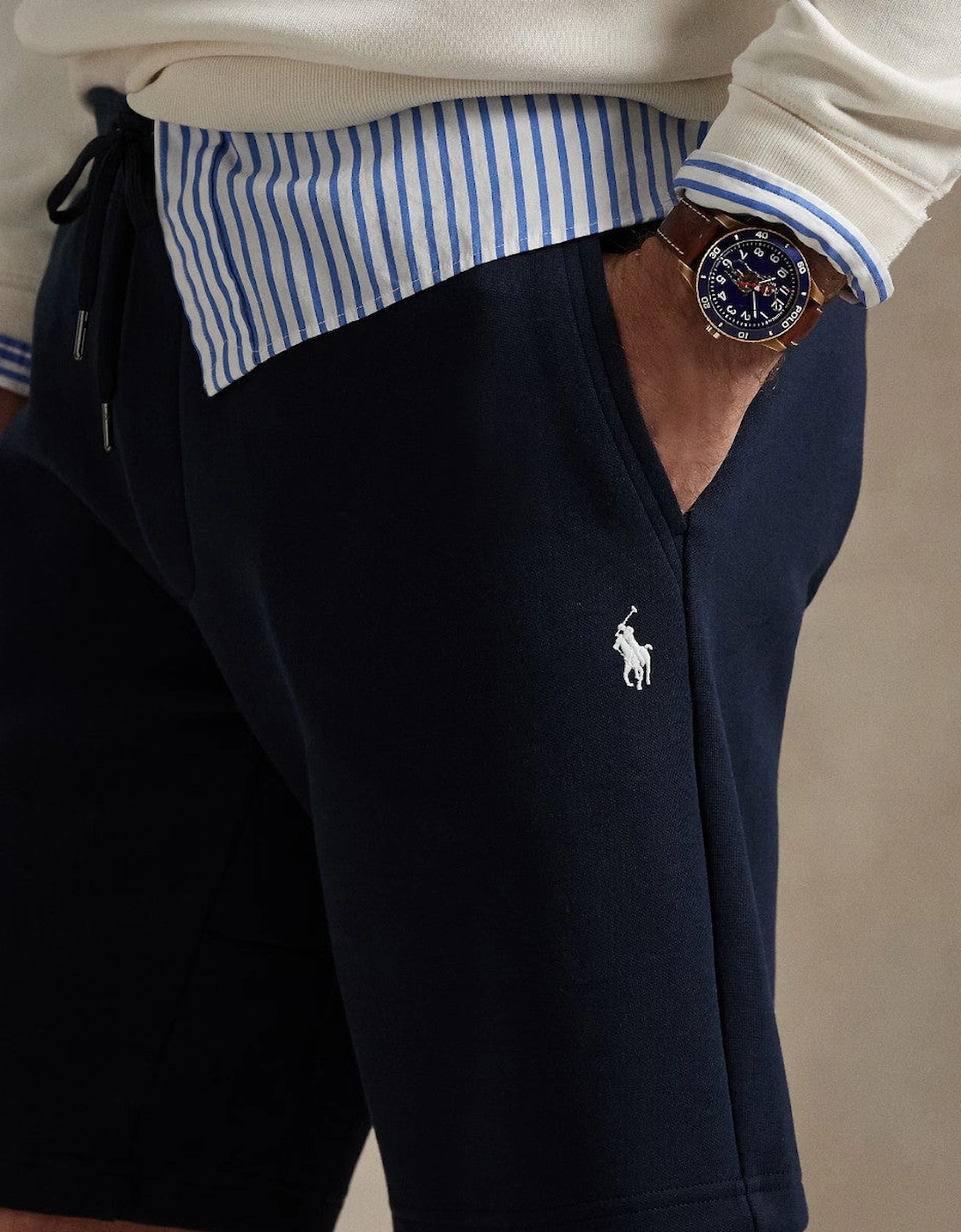 Polo Ralph Lauren Double Knit Athletic Shorts 039 Aviator Navy