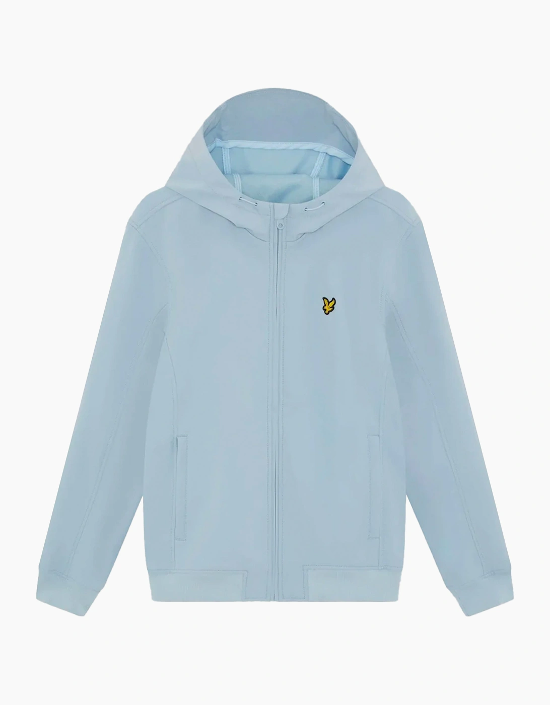 Lyle & Scott Softshell Full Zip Jacket With Hood Opal Blue, 6 of 5