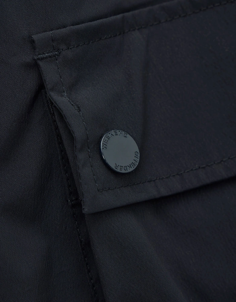WEEKEND OFFENDER Baraki Cargo Shorts - Navy Blue