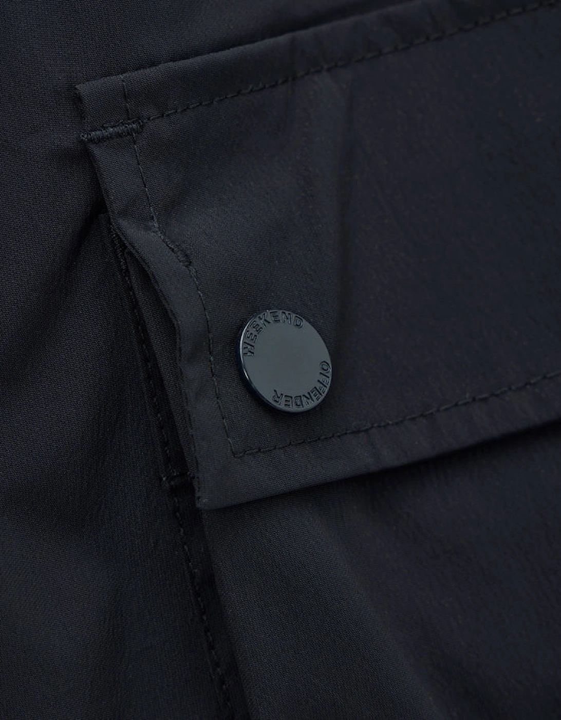 WEEKEND OFFENDER Baraki Cargo Shorts - Navy Blue