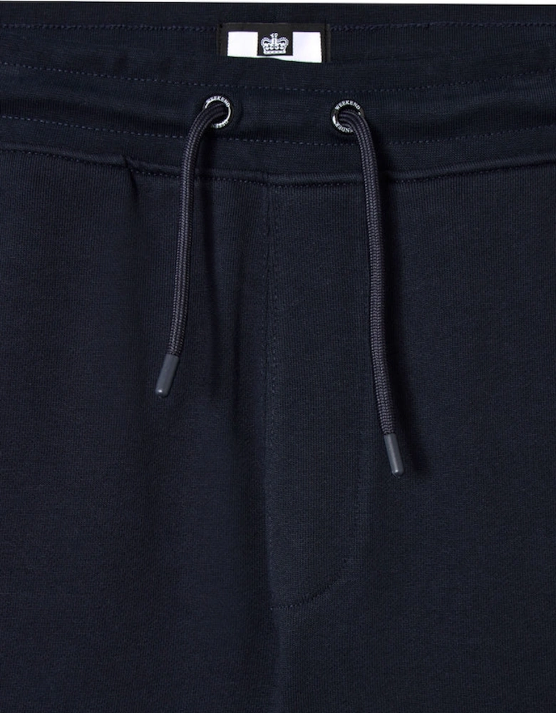 WEEKEND OFFENDER Hawkins Jogger Shorts - Navy Blue