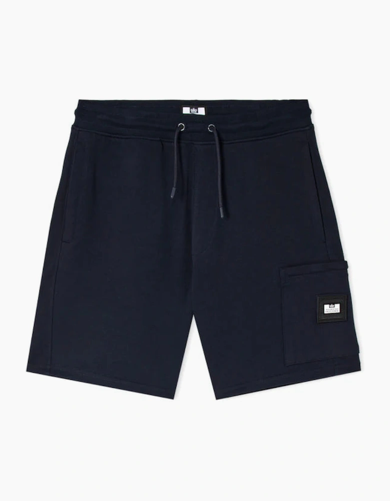 WEEKEND OFFENDER Hawkins Jogger Shorts - Navy Blue