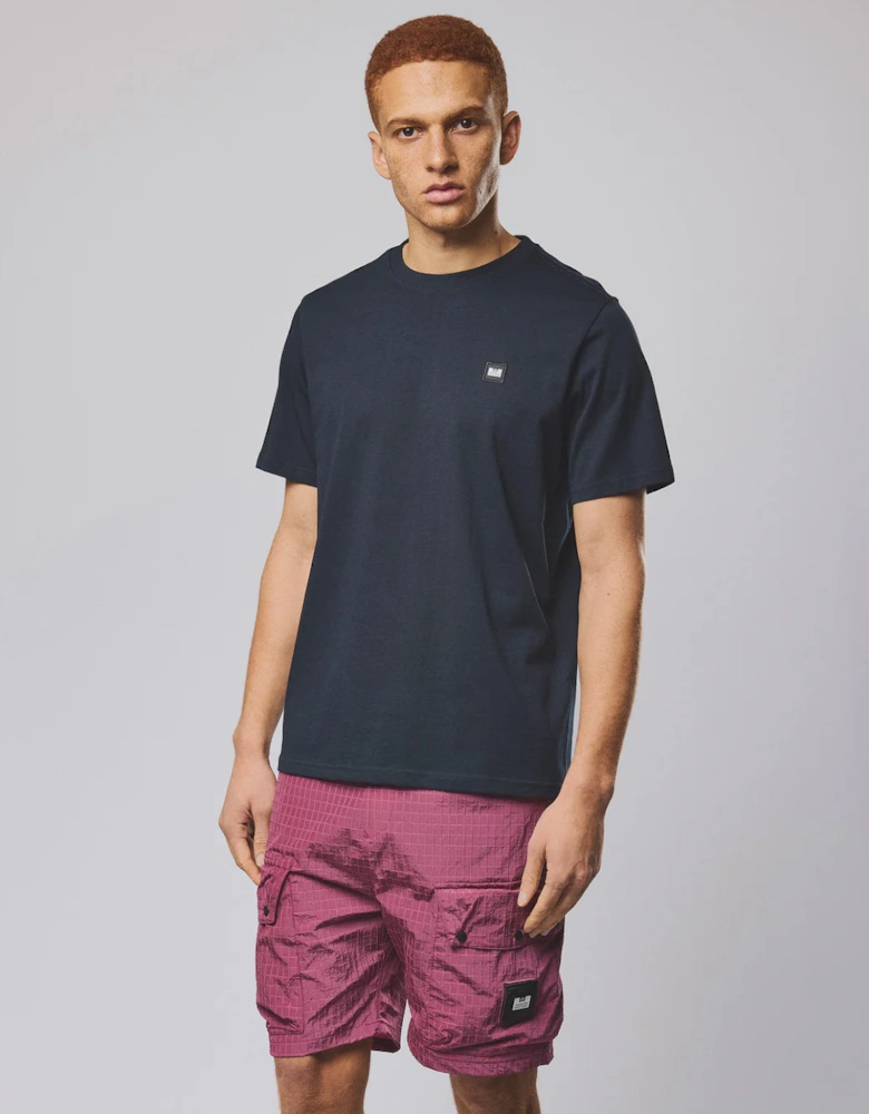 Weekend Offender Brooklands Plain T-Shirt - Navy Blue
