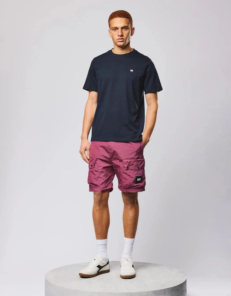 Weekend Offender Brooklands Plain T-Shirt - Navy Blue